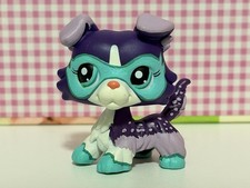 CUSTOM Hand Painted LPS Littlest Pet Shop Collie Dog Puppy Superhero