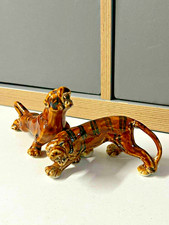 Vintage pair ceramic - of, tigers