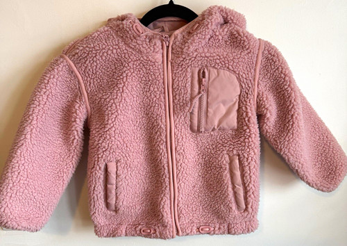 Girls pink teddy - girls, fleece