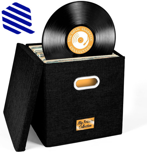 Vinyl record storage box - vinyl,