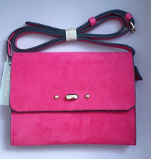 Accessorize Beautiful Women's/Girl's Fuchsia Pink, Suede, Crossbody, Bag, New