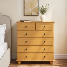 Pine Chest of 6 Drawers -