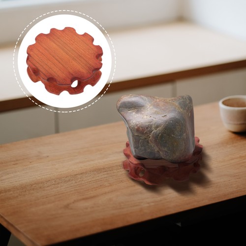 Light brown solid wood display - light,