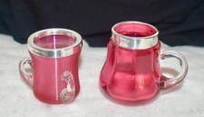 Victorian RUBY GLASS Stg