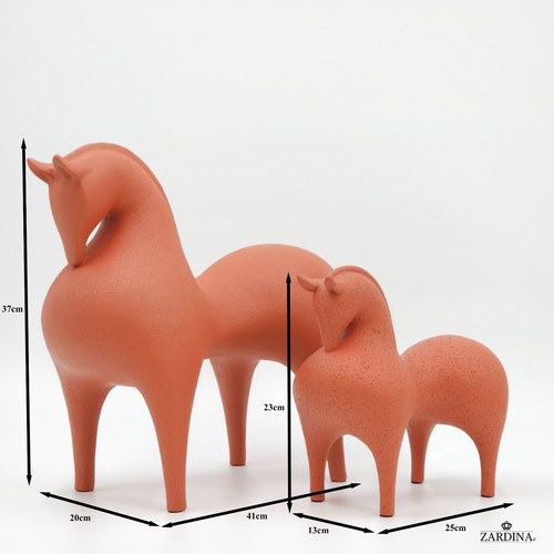 Terracotta horse - horse, orange)