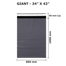 Grey Mailing Postage Bags