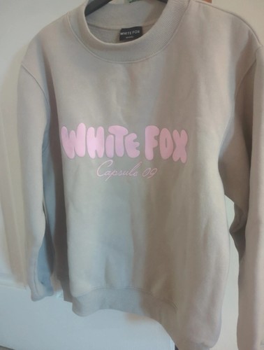 White fox sweater - fox,