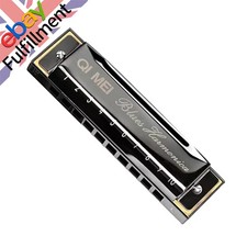 Mini 10 Hole Key of C Blues Harmonica French Harp Mouth Organ Phosphor Bronze