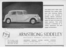ARMSTRONG SIDDELEY Motor Cars