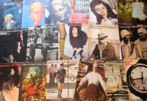 Sunday times magazines 1970 - magazines,