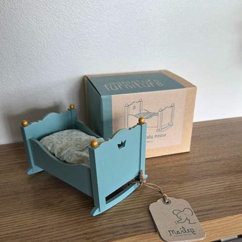 Maileg wooden baby - wooden, mouse