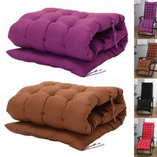Sun Lounger Cushion Garden Bench Chair Sunbed Recliner Seat Pad Replacement
