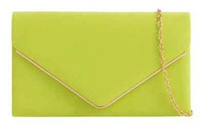 Womens Faux Suede Envelope