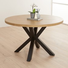 Round Dining Table Black