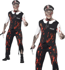 Zombie Policeman Costume Cop