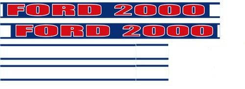 Ford 2000 tractor decals - ford,
