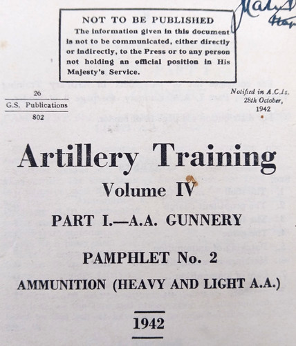 Ww2 anti aircraft gunnery - "anti-aircraft",