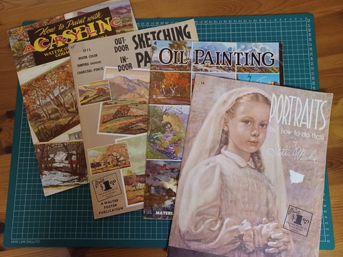 Vintage art books selection - vintage,