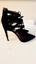 Aquazzura Black Lace-Up
