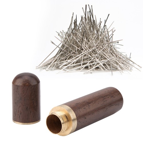 Portable wooden needle box - portable,