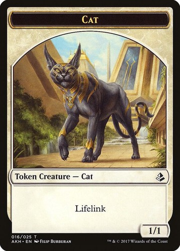 Cat token amonkhet magic - token, 16