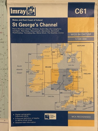 Imray chart c61 - chart, st