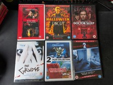 6 x Horror DVDs - Halloween Uncut, Doctor Sleep, Nightmare On Elm Street & More