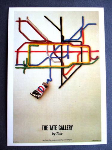 Postcard the tate gallery - gallery, by