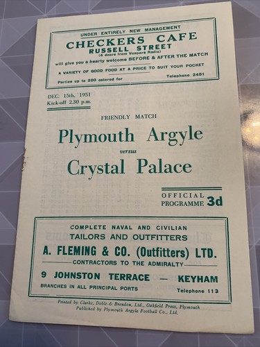Plymouth argyle crystal - argyle,