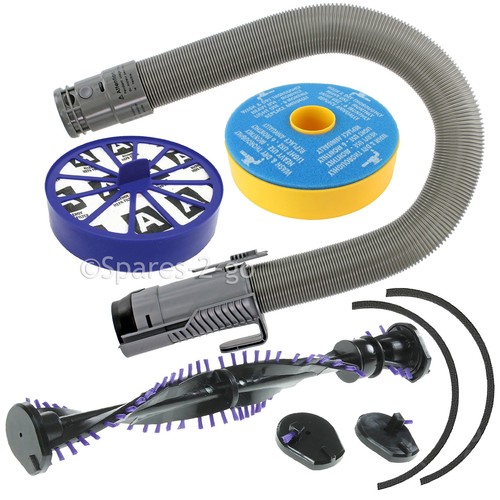 Clutched brushroll grey hose - clutched,