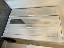 2x double wardrobe with centre mirror 