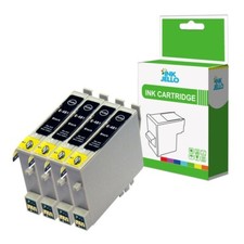 4 Black Ink Cartridge For Epson R300M R330 R340 R350 RX300 RX320 RX500 RX600