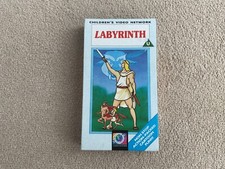 Labyrinth VHS Video Tape Children’s Video Network Kids 20 Mins Vintage