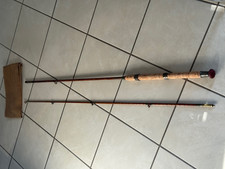 GM Richardson, Dumfries 8ft Split Cane Salmon, Pike or Carp Stalking Rod, Lovely