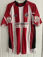 ALTRINCHAM FC - DAVID BROWN - MATCH WORN SHIRT