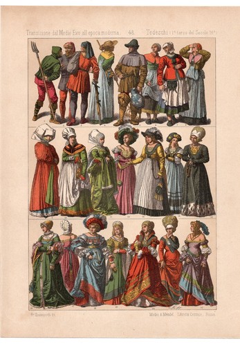 Early modern european - modern, dress