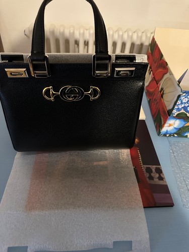 Gucci zumi leather hand bag - zumi,