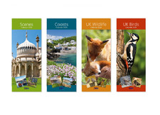 2026 Birds Wildlife British Coasts Scenes Slim Long Calendar Planner UK Spiral