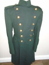 VINTAGE LIGHT INFANTRY REGIMENTS GREEN BANDMASTER FROCKCOAT CHEST 38" DATED 1956