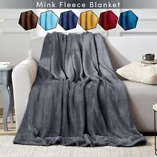 Fleece Mink Throw Warm Super