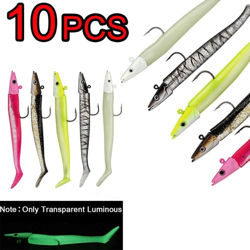 10pcs saltwater sandeel lures - sandeel,