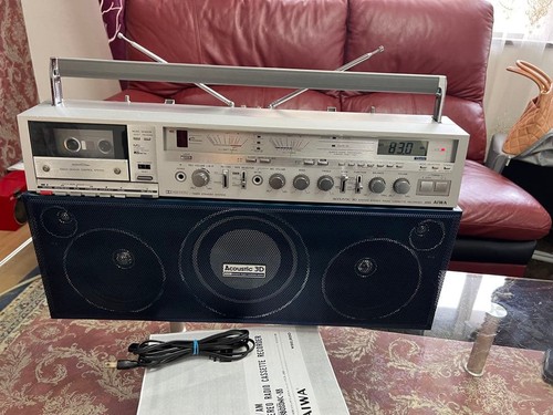 Aiwa j88 boombox cassette - cs-j88,