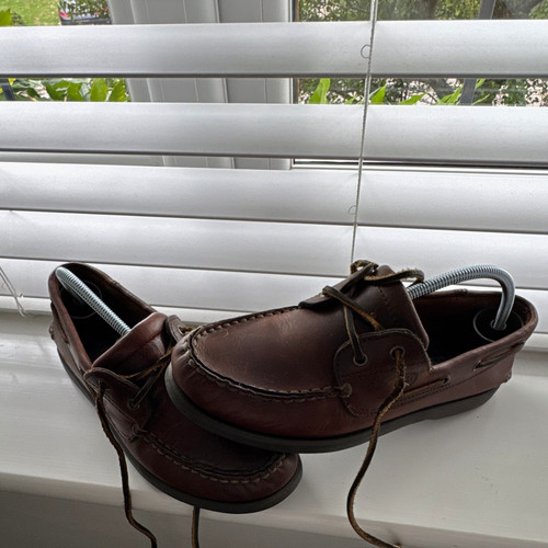Timberland brown leather boat - timberland,