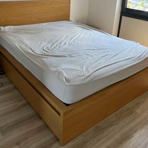 Ikea malm king - king, storage
