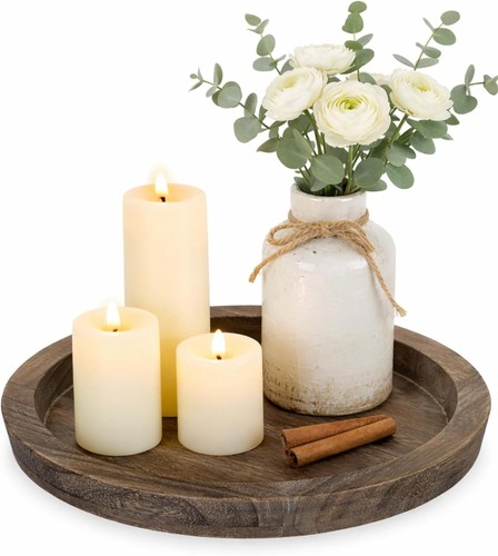 Hanobe wooden candle holder - wooden,