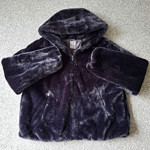 Primark women black faux fur - black,