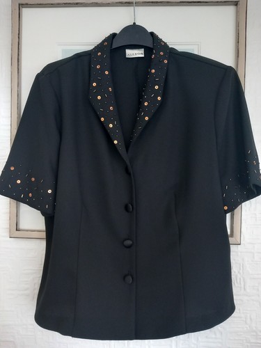 Alexon black short sleeve - black,