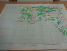 WW2 RAF Map of ATLANTIC COAST