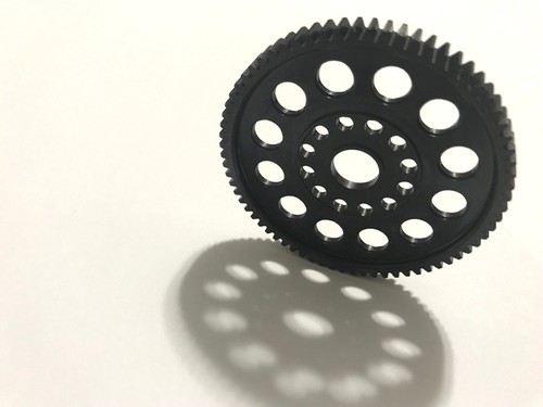Hard steel 72t tooth spur - spur, gear