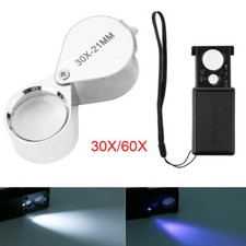 30x 60x magnifying glass - glass, light